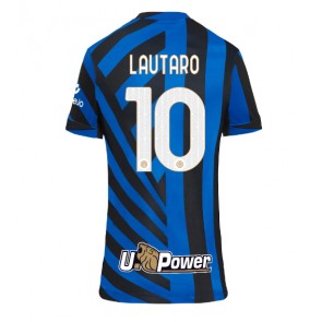 Inter Milan Lautaro Martinez #10 Hemmatröja Kvinnor 2024-25 Kortärmad